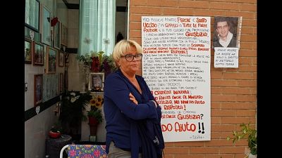 Madre morto su lavoro prosegue protesta Madre morto su lavoro prosegue protesta