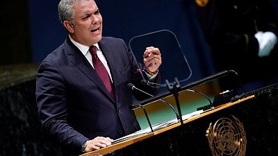 Colombia's Duque tells U.N. that dossier proves Maduro supports terrorists Colombia's Duque tells U.N. that dossier proves Maduro supports terrorists