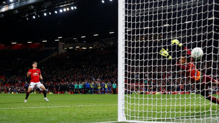 Man United scrape past Rochdale on penalties in League Cup
