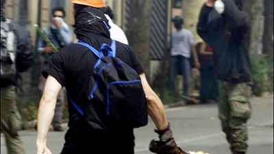 Anarchici in corteo per Vecchi Anarchici in corteo per Vecchi