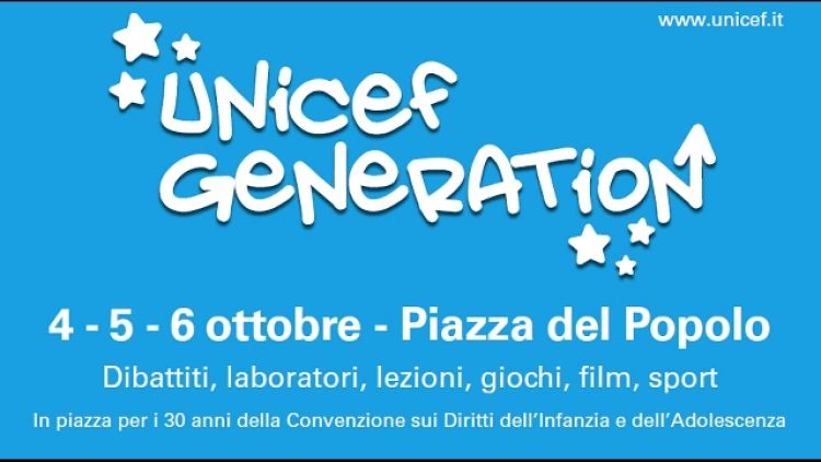 A Roma al via 'Unicef Generation'