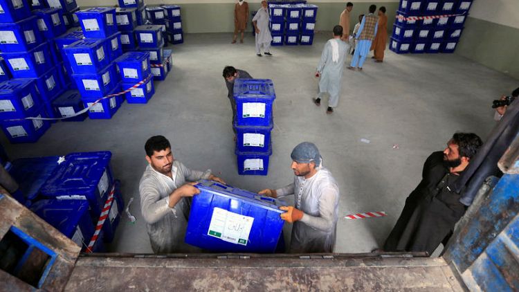 Afghanistan bolsters security as Taliban threatens presidential poll