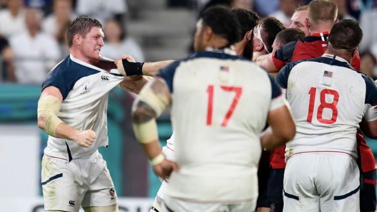 American Quill sent off against England at World Cup
