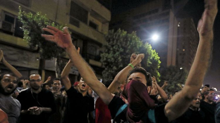 Egypt's Sisi plays down repeat protest call as security tightened