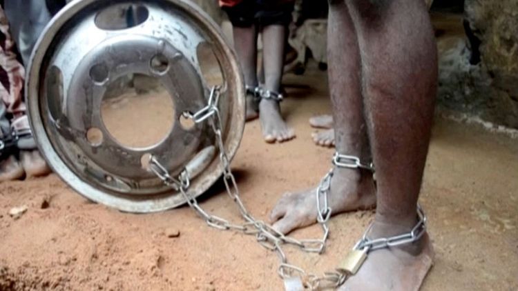 Hundreds of captives, many boys in chains, freed in Nigeria