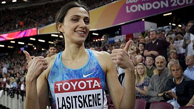 Russian world champion Lasitskene ready to train abroad for chance at Olympics