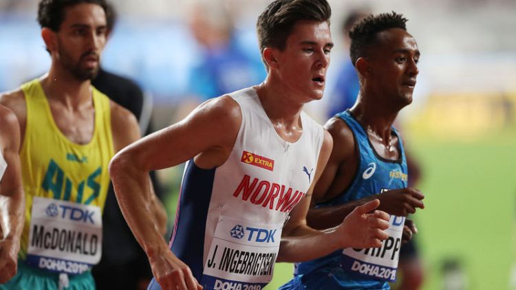 Youngest Ingebrigtsen brother disqualified from 5,000 metres