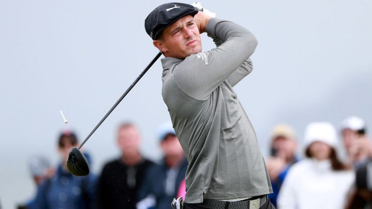 DeChambeau wedges way to the top at Safeway Open after second round