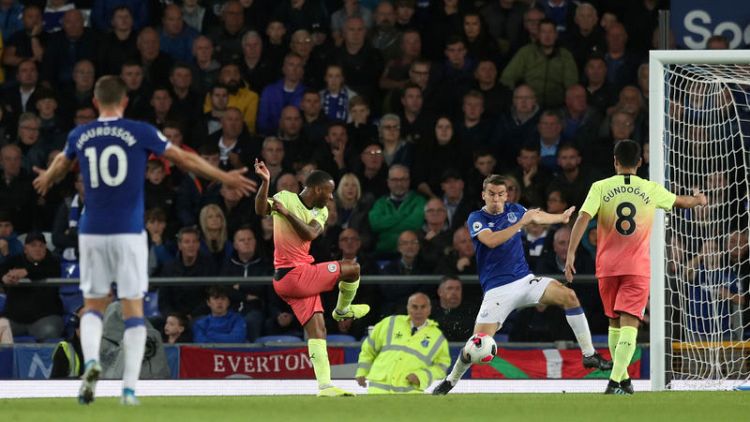 Jesus, Mahrez, Sterling score as Man City overcome Everton