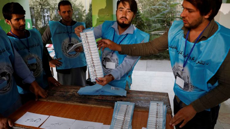 Afghan election sees big drop in voter numbers - unofficial estimate
