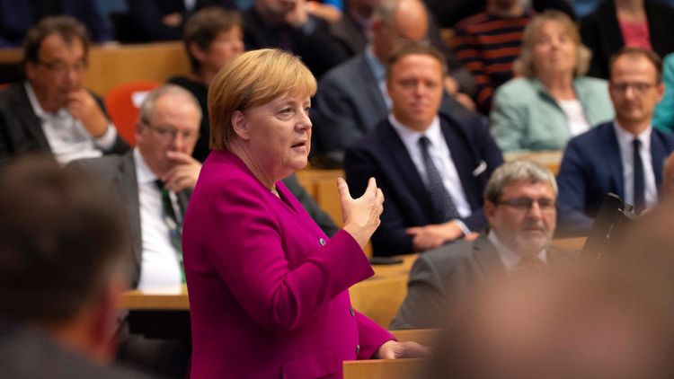 Merkel's conservatives lose support, SPD allies gain - poll