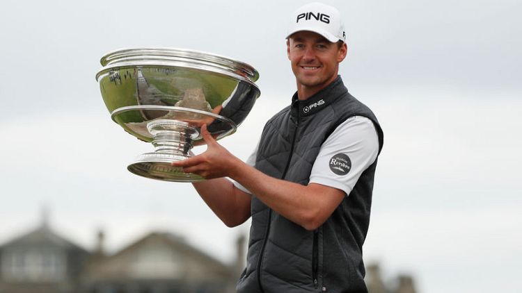 Frenchman Perez wins Dunhill Links by a shot at St. Andrews