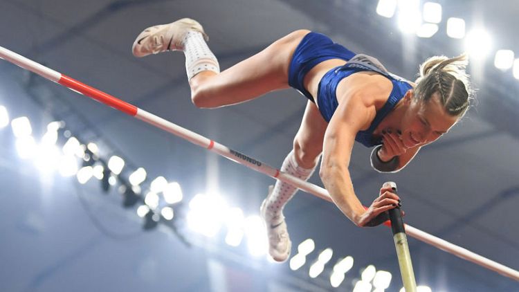 Russian athlete Sidorova wins pole vault in dramatic finale