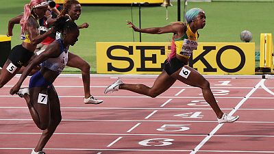 Fraser-Pryce blazes to history with fourth world gold