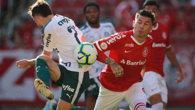 Second-place Palmeiras draw 1-1 away to Inter