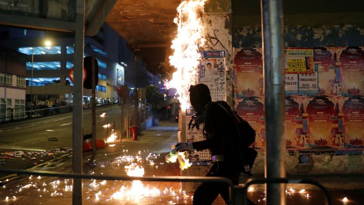 Hong Kong police expect 'violent attack' on sensitive Chinese anniversary