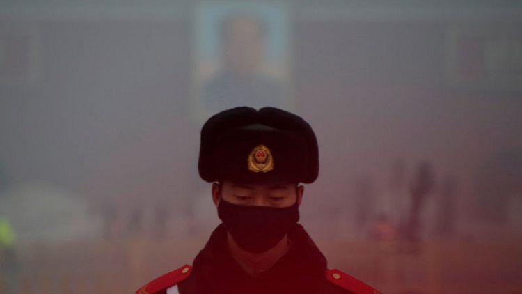 Beijing smog spikes ahead of China's anniversary celebrations