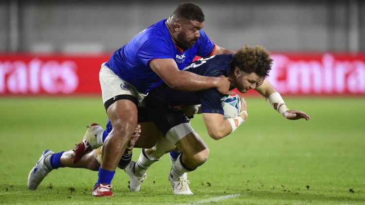 Penalty tries help Scotland to bonus point win over Samoa