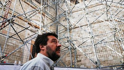 Salvini, firme per sfiducia a Raggi Salvini, firme per sfiducia a Raggi