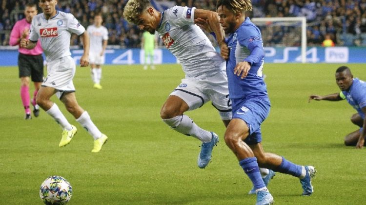 Champions: Napoli frena, 0-0 con Genk