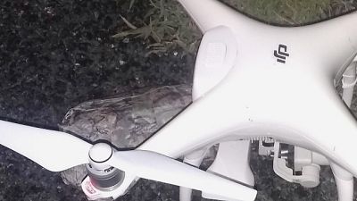 Drone in campo, stop 25' match E.League Drone in campo, stop 25' match E.League