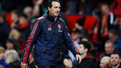 Arsenal's Emery praises hungry Martinelli after Europa League brace Arsenal's Emery praises hungry Martinelli after Europa League brace