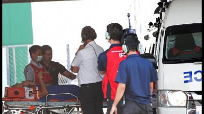 Motogp, brutta caduta di Marquez Motogp, brutta caduta di Marquez