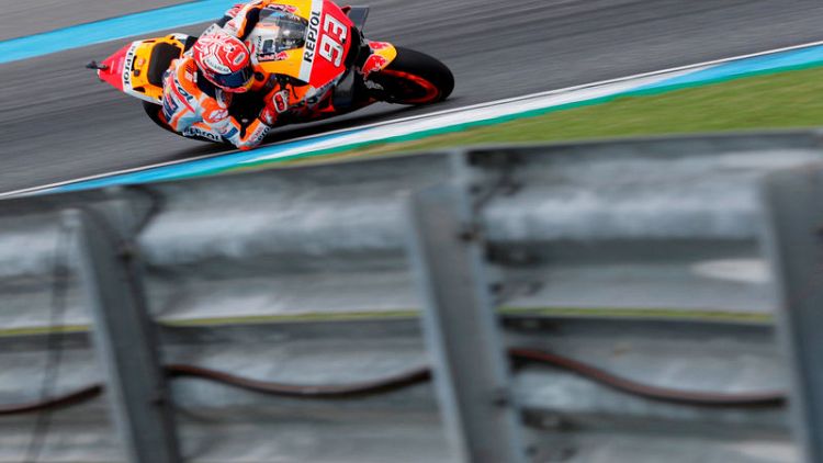 Motorcycling: Marquez fastest in Thailand after huge crash and hospital visit