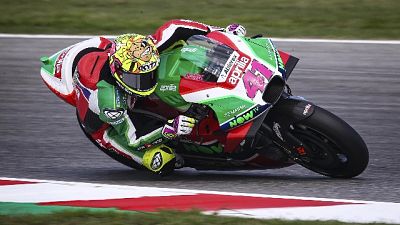 Espargaro porta l'Aprilia al 7/o posto Espargaro porta l'Aprilia al 7/o posto