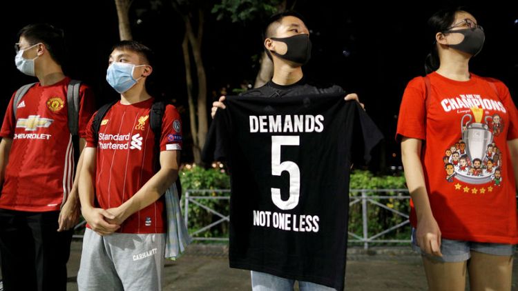 Hong Kong league fixtures postponed due to protests