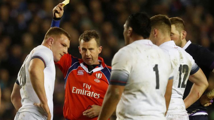 I don't practise my one-liners, says referee Owens