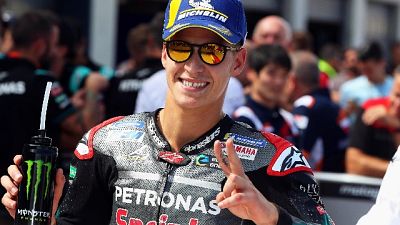 Motogp, Quartararo felice per la pole Motogp, Quartararo felice per la pole