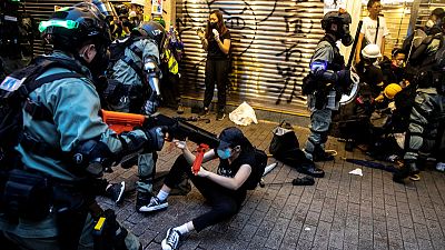 Chinese soldiers in Hong Kong warn protesters as emergency rules fail to quell unrest Chinese soldiers in Hong Kong warn protesters as emergency rules fail to quell unrest