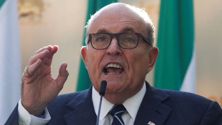 Giuliani plays down role in proposed Ukraine statement on corruption