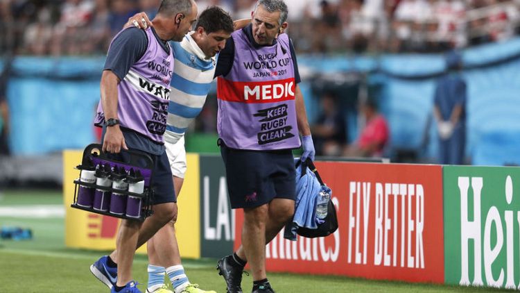 Argentina lose scrumhalf Cubelli for remainder of World Cup