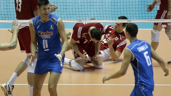 Pallavolo: World Cup, Italia-Polonia 0-3 Pallavolo: World Cup, Italia-Polonia 0-3