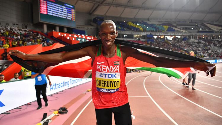 Kenyan Cheruiyot outclasses field to win 1,500 metres