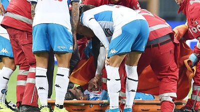 Per Hysaj 'frattura parcellare sterno' Per Hysaj 'frattura parcellare sterno'