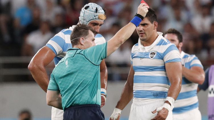 Argentina's Lavanini handed four-match ban for red card tackle