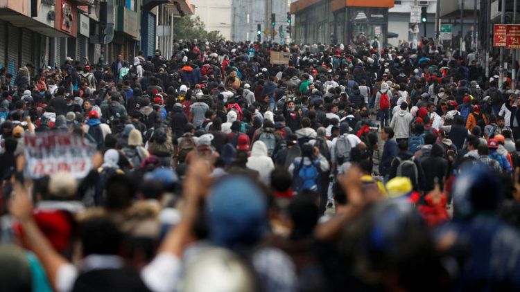 Indigenous protests convulse Ecuador as president decries 'coup attempt'