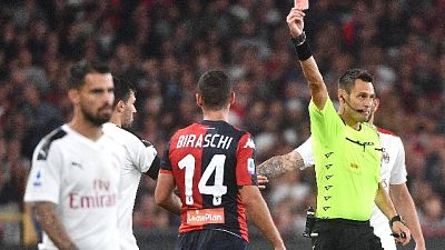 Serie A:otto squalificati, tre del Genoa Serie A:otto squalificati, tre del Genoa