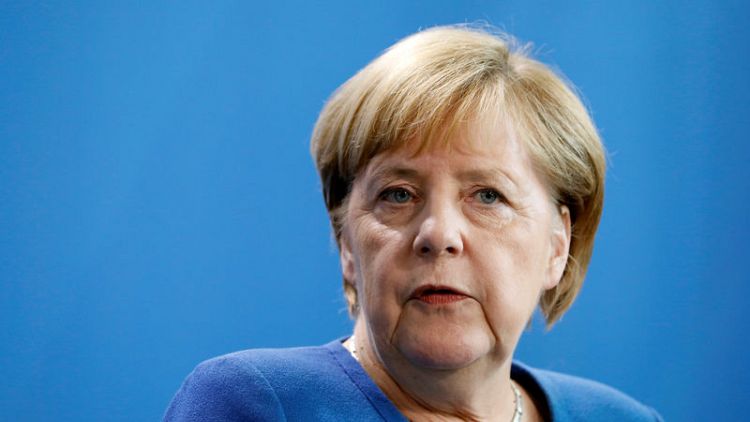 Brexit group apologises for casting Germany's Merkel as a 'kraut'