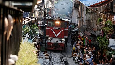 Off the rails: Hanoi closes trackside cafes thronged by selfie-seeking tourists Off the rails: Hanoi closes trackside cafes thronged by selfie-seeking tourists