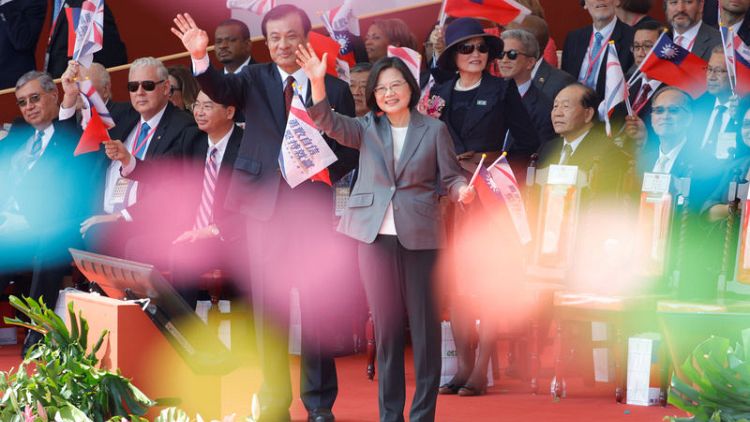 Taiwan leader rejects China's 'one country, two systems' offer