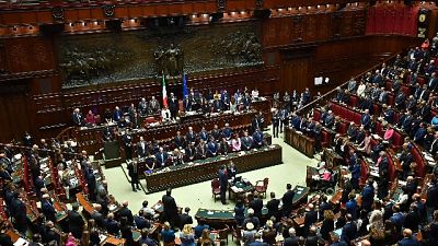 Def: Lega alla Camera urla 'elezioni' Def: Lega alla Camera urla 'elezioni'