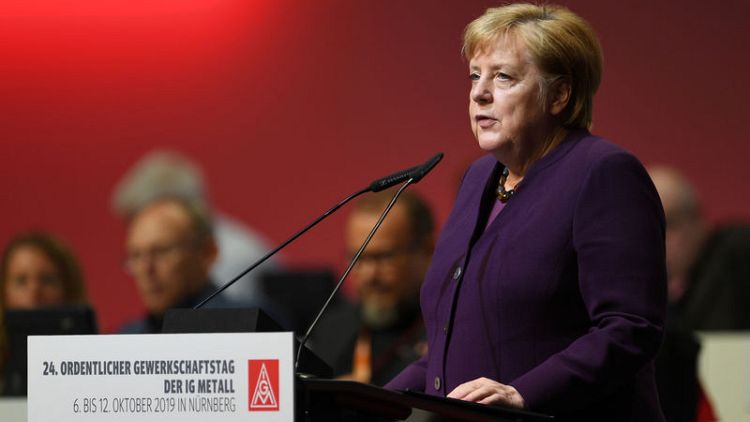 Germany must crack down on hate crimes, Merkel says after synagogue attack