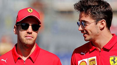 Vettel, Leclerc play down talk of Ferrari rift Vettel, Leclerc play down talk of Ferrari rift