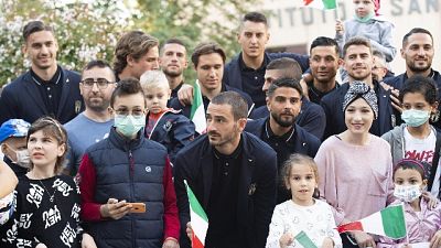 Azzurri al Bambin Gesù Azzurri al Bambin Gesù