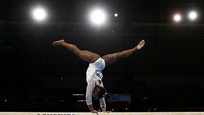 Biles by miles: U.S. gymnast claims record fifth all-around world title Biles by miles: U.S. gymnast claims record fifth all-around world title