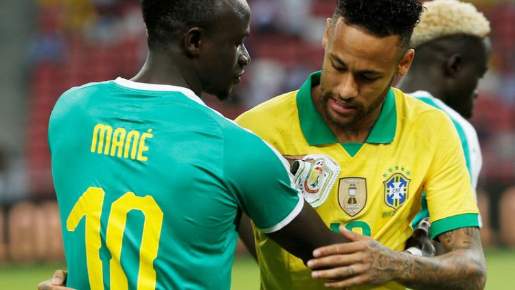 Brazil held to 1-1 draw by Senegal in friendly
